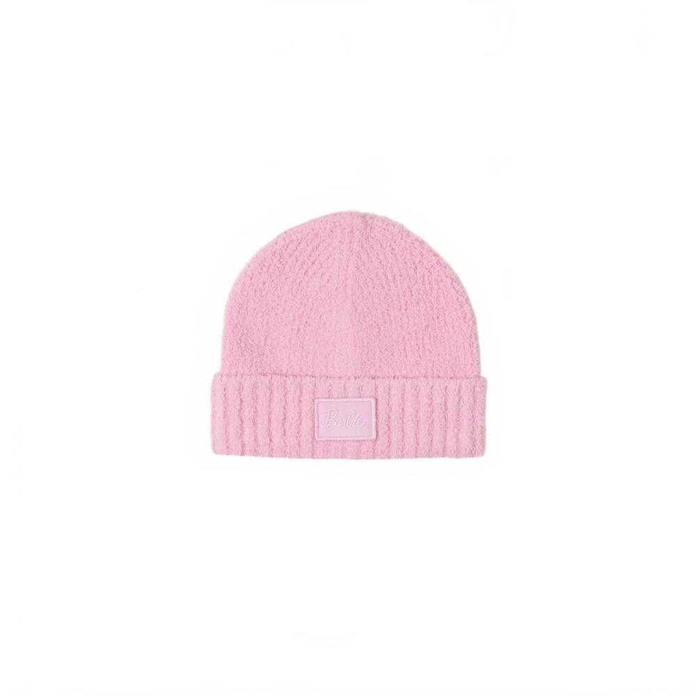 NEW BAREFOOT DREAMS cozychic barbie beanie in pink